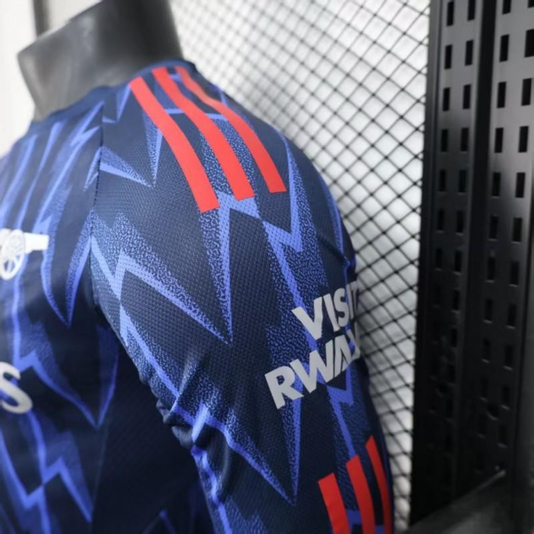 Arsenal FC 2025-26 Away Long Sleeve Jersey | Custom Name & Number | UCL / Premier League Patch
