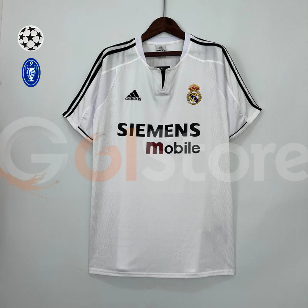 2003/04 Real Madrid Retro Home Jersey UCL Personalized