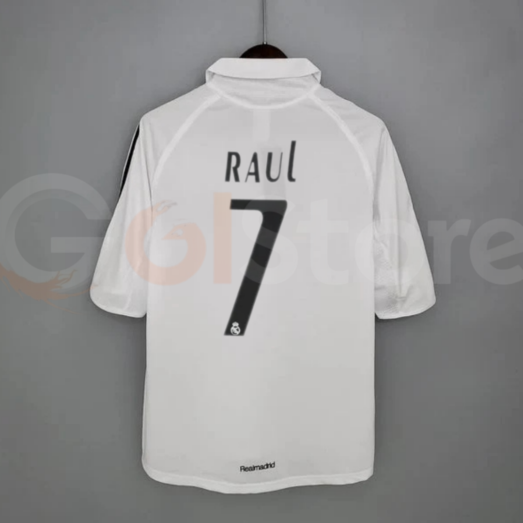 2005/06 Real Madrid Retro Home Jersey #7 Raul La Liga Personalized