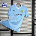 Manchester City 2011-2012 Retro Home Short Sleeve Jersey Personalized PL Patch Rare Collector