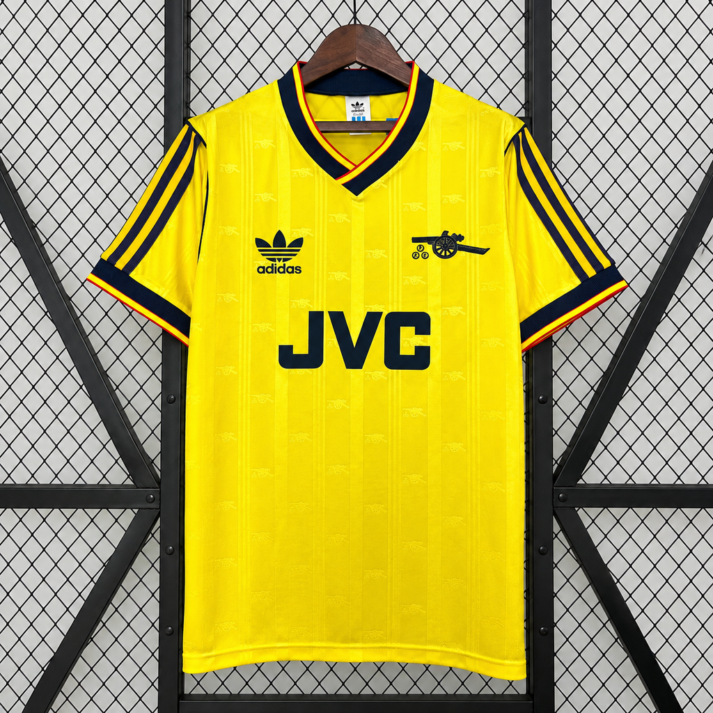 Arsenal FC 1986-1988 Retro Away Jersey | Vintage Short Sleeve Gunners Football Shirt Fan Edition
