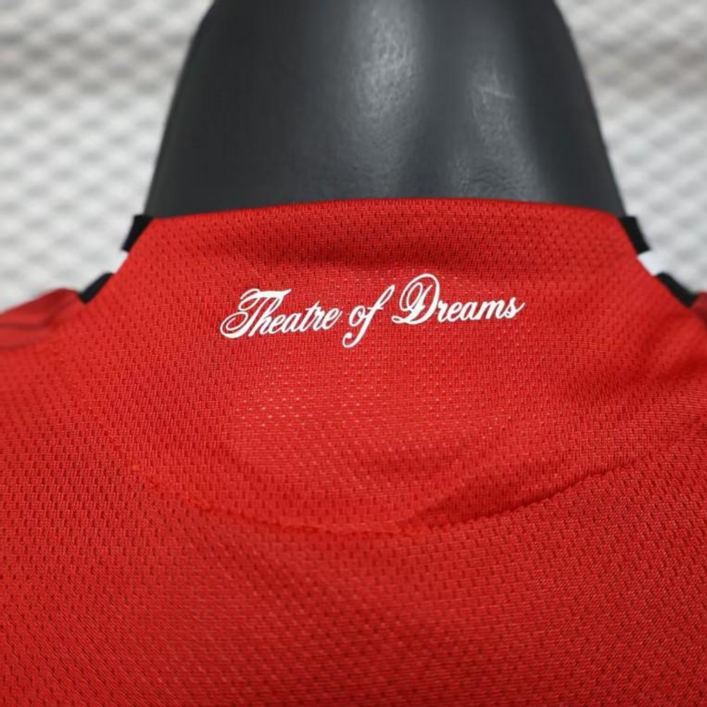 Manchester United 2025-2026 Home Short Sleeve Jersey Personalized PL Patch Collector