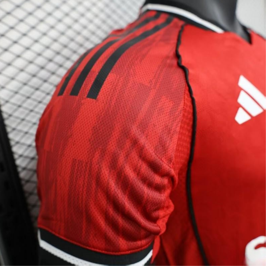 Manchester United 2025-2026 Home Short Sleeve Jersey Personalized PL Patch Collector