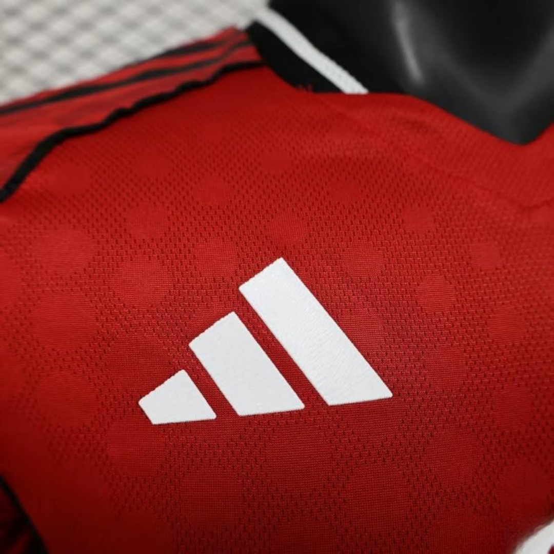 Manchester United 2025-2026 Home Short Sleeve Jersey Personalized PL Patch Collector