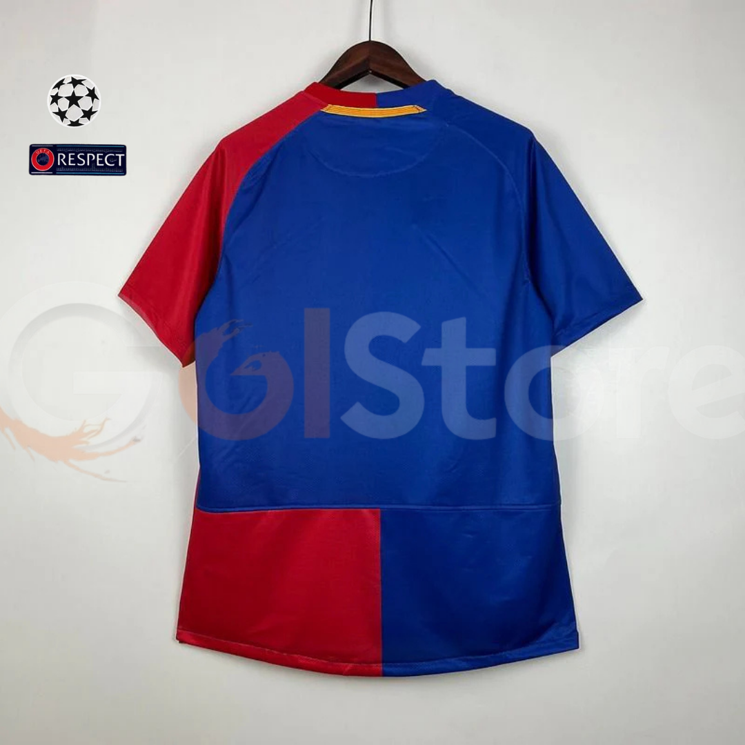 FC Barcelona 2008-09 UCL Final Retro Home Jersey | Custom Name & Number | UCL