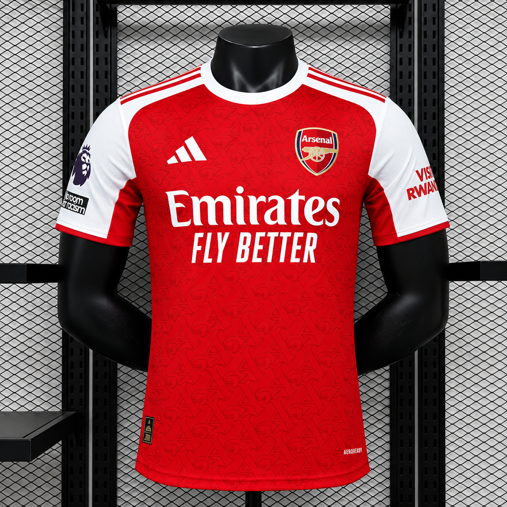 Arsenal FC 2025-2026 Authentic Home Jersey | Viktor Gyökeres #14 Men's Match Shirt