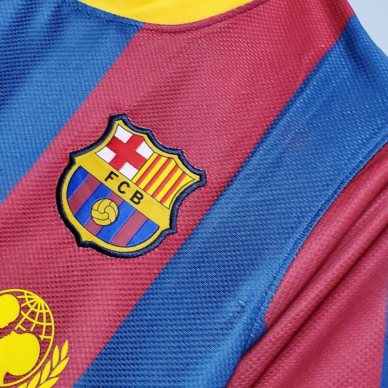 FC Barcelona 2010-11 Retro Home Jersey | #5 Carles Puyol | La Liga & UCL