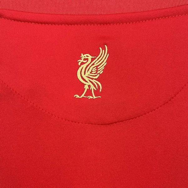 2008-2009 Liverpool Retro Red Home Short Sleeve Jersey Personalized PL UCL Patch