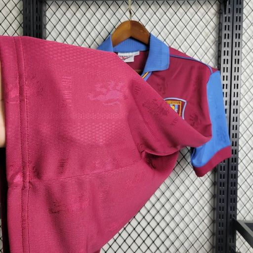 Retro Aston Villa 1995-97 Home Jersey Short Sleeve