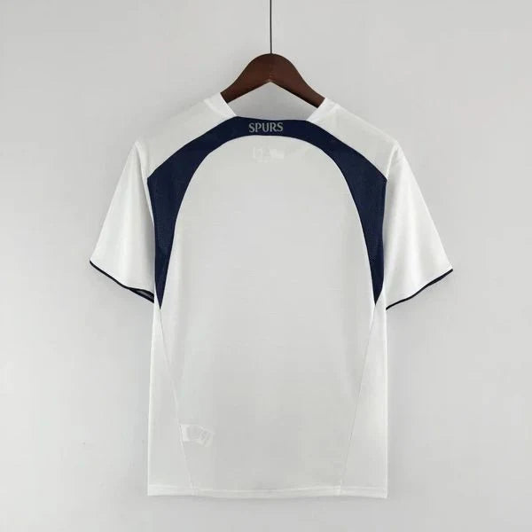 Tottenham Hotspur 2006-2007 Retro Home Short Sleeve Jersey Personalized PL UEFA Cup Patch Rare