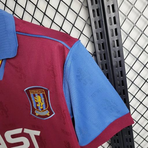 Retro Aston Villa 1995-97 Home Jersey Short Sleeve