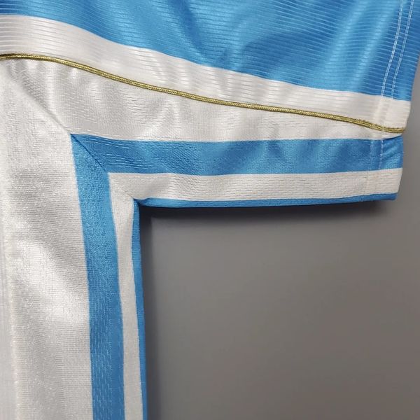 Argentina 1998 World Cup Home Retro Short Sleeve Jersey #10 Ortega Personalized S-2XL