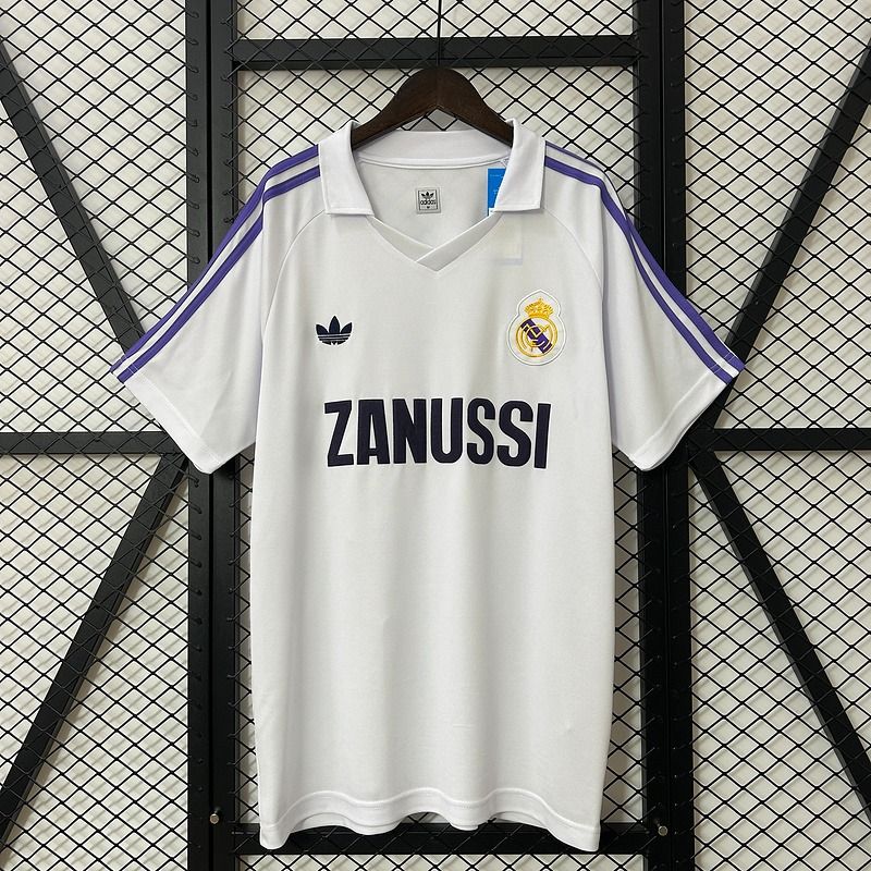 1984/85 Real Madrid Retro Home Jersey Short Sleeve