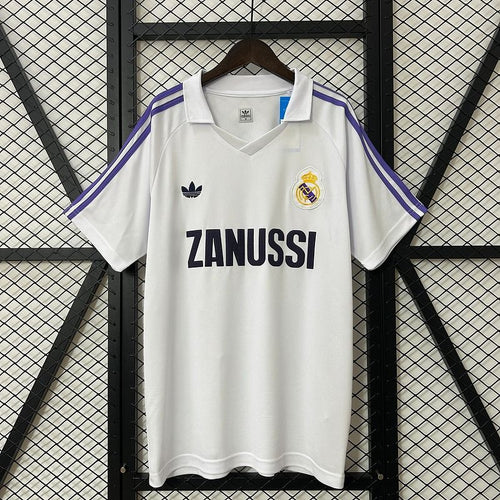 1984/85 Real Madrid Retro Home Jersey Short Sleeve