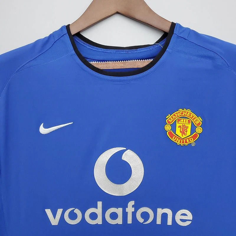 Manchester United 2002-2004 Retro Home Short Sleeve Jersey #10 Van Nistelrooy Personalized UCL Rare