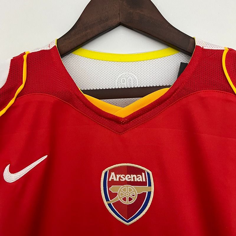 Arsenal 2004-05 Retro Home Jersey | Custom Name & Number | PL & UCL