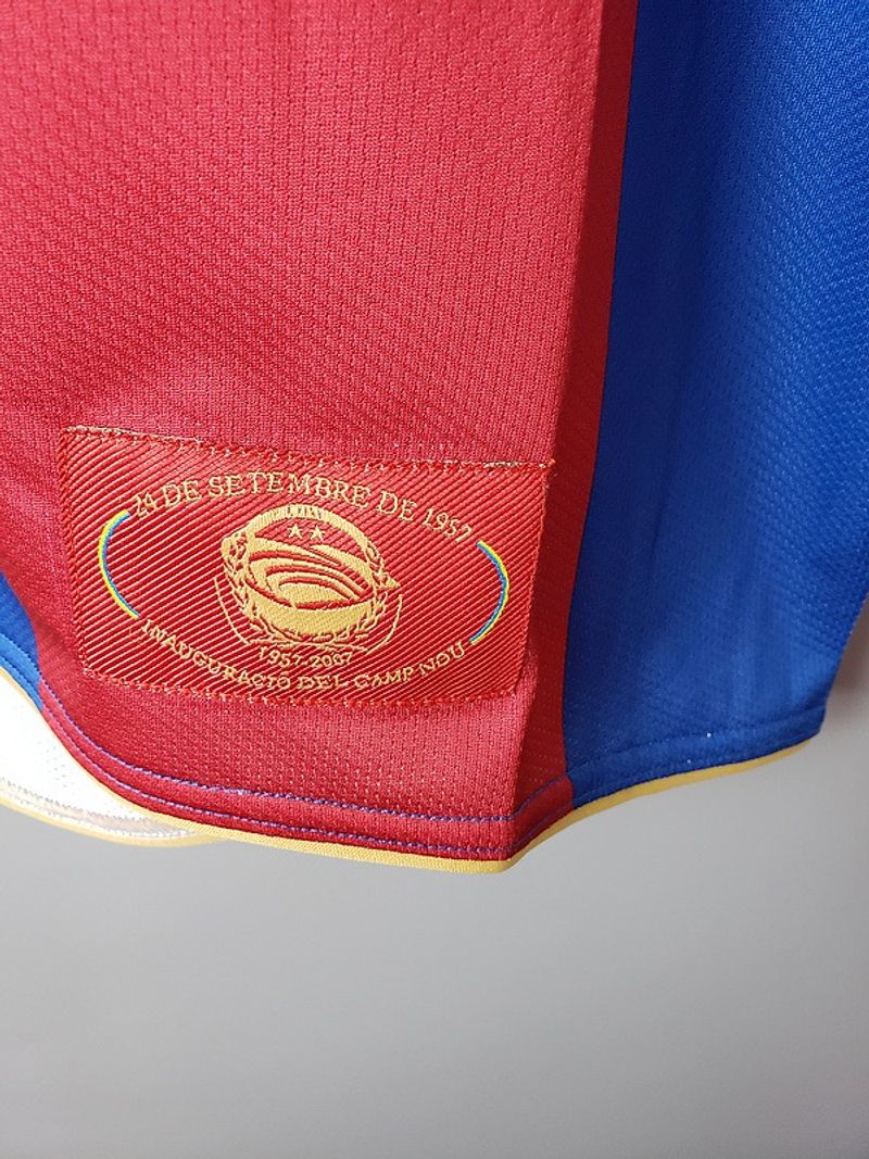 FC Barcelona 2007-08 Retro Home Jersey | #11 Gianluca Zambrotta | La Liga