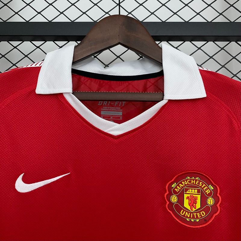 Manchester United 2010-2011 Retro Home Short Sleeve Jersey #3 Evra Personalized PL Rare