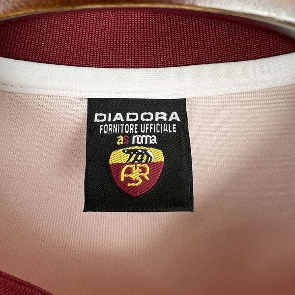 Retro AS Roma 1997-98 Home Jersey Short Sleeve #10 Totti