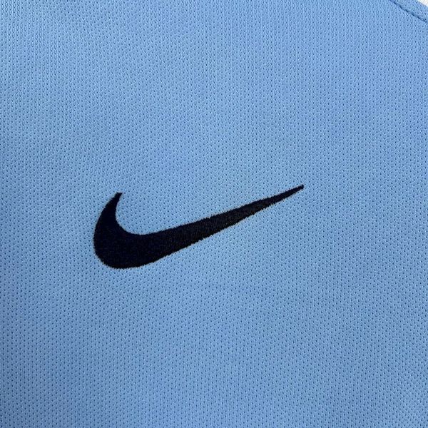 Manchester City 2013-2014 Retro Home Short Sleeve Jersey #32 Tevez Premier League Patch Personalized Rare