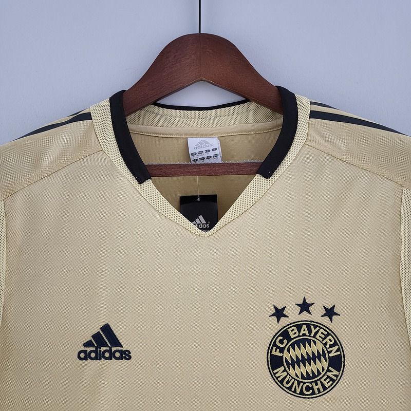 Bayern Munich 2003-2004 Retro Away Short Sleeve Jersey #13 Ballack Bundesliga Patch Personalized Rare