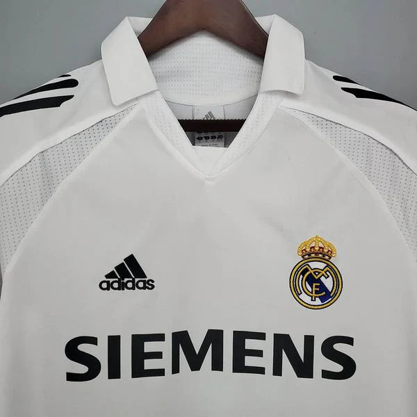 2005/06 Real Madrid Retro Home Jersey La Liga Patch Personalized