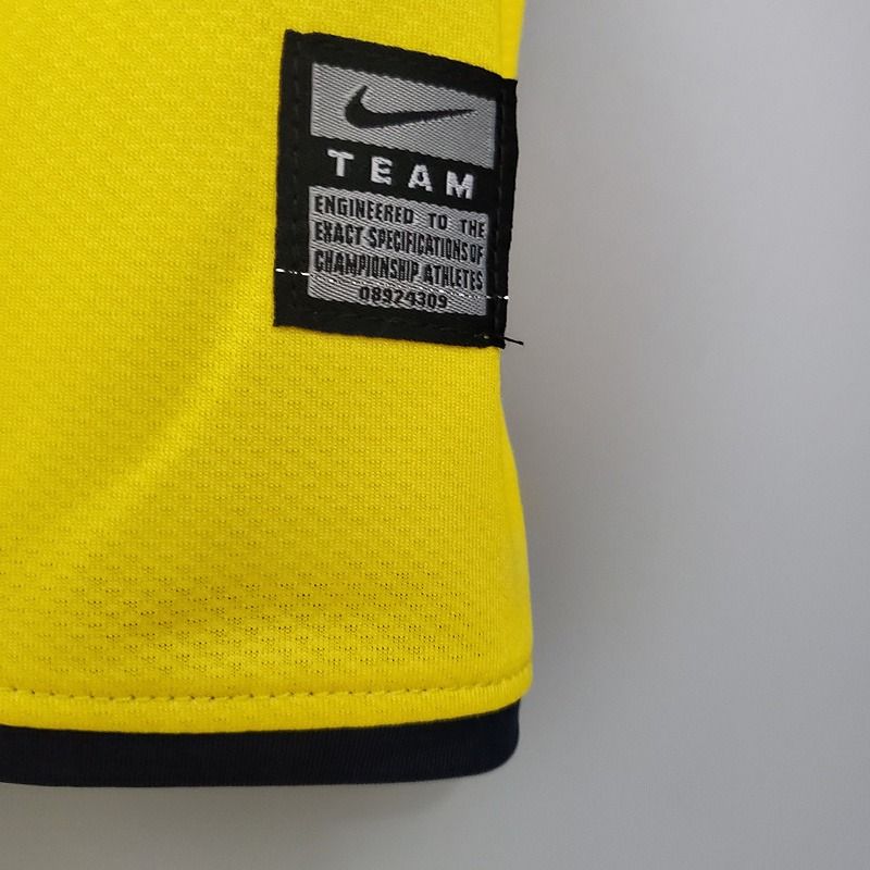 FC Barcelona 2008-09 Retro Yellow Away Jersey | #14 Thierry Henry | La Liga
