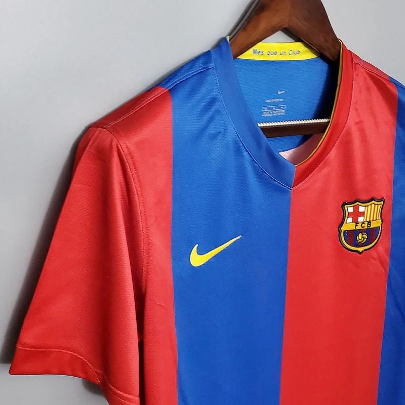 FC Barcelona 2006-07 Retro Home Jersey | #7 Eidur Gudjohnsen | UCL