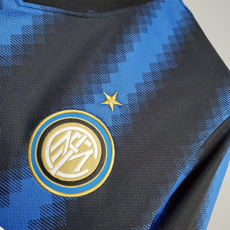 Inter Milan 2010-2011 Retro Home Short Sleeve Jersey #9 Eto'o UCL Patch Personalized Rare Treble Champions
