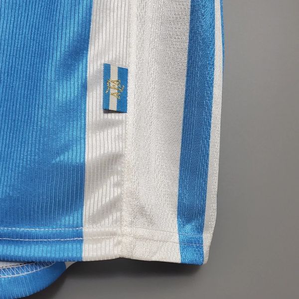 Argentina 1998 World Cup Home Retro Short Sleeve Jersey #10 Ortega Personalized S-2XL