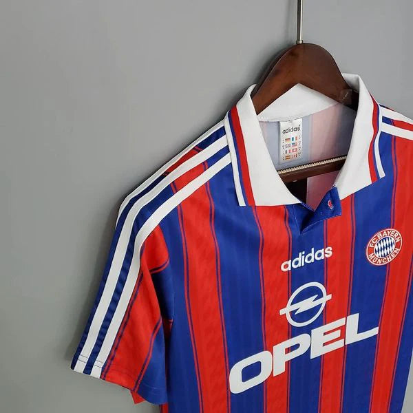 Bayern Munich 1995-1997 Retro Home Short Sleeve Jersey Personalized Rare Collector Klinsmann Scholl Matthaus