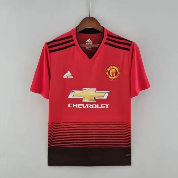 Manchester United 2018-2019 Retro Home Jersey #6 Pogba Personalized PL Patch Rare