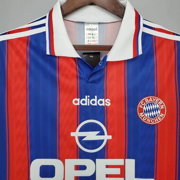 Bayern Munich 1995-1997 Retro Home Short Sleeve Jersey Personalized Rare Collector Klinsmann Scholl Matthaus