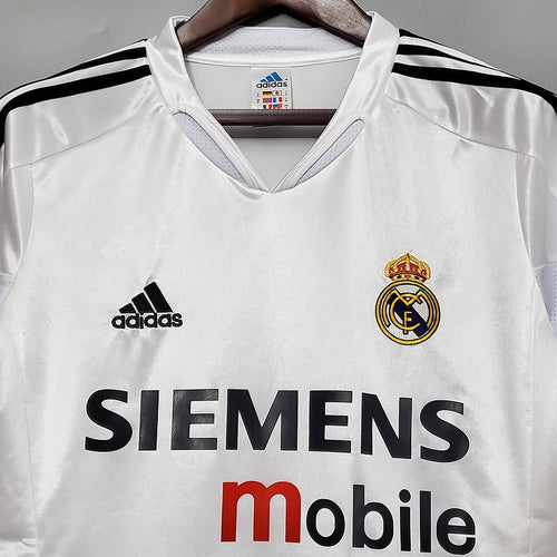 2004/05 Real Madrid Retro Home Jersey La Liga Patch Personalized