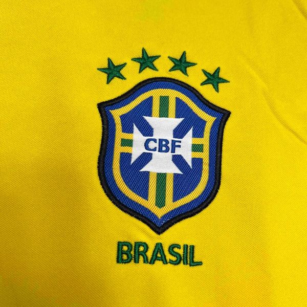 Brazil 1998 Retro Home Short Sleeve Jersey FIFA World Cup Patch Personalized Rare Ronaldo Rivaldo