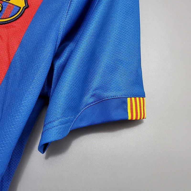 FC Barcelona 2006-07 Retro Home Jersey | #7 Eidur Gudjohnsen | UCL