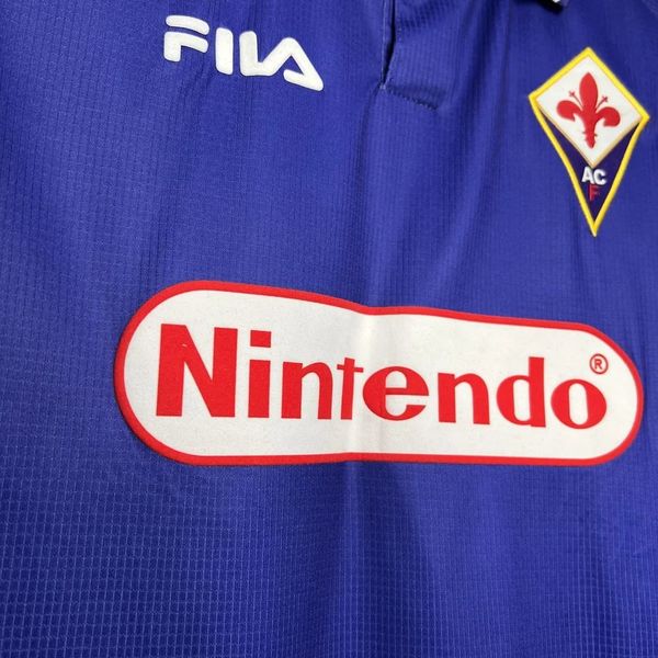 Retro Fiorentina 1998-99 Home Jersey Short Sleeve Custom