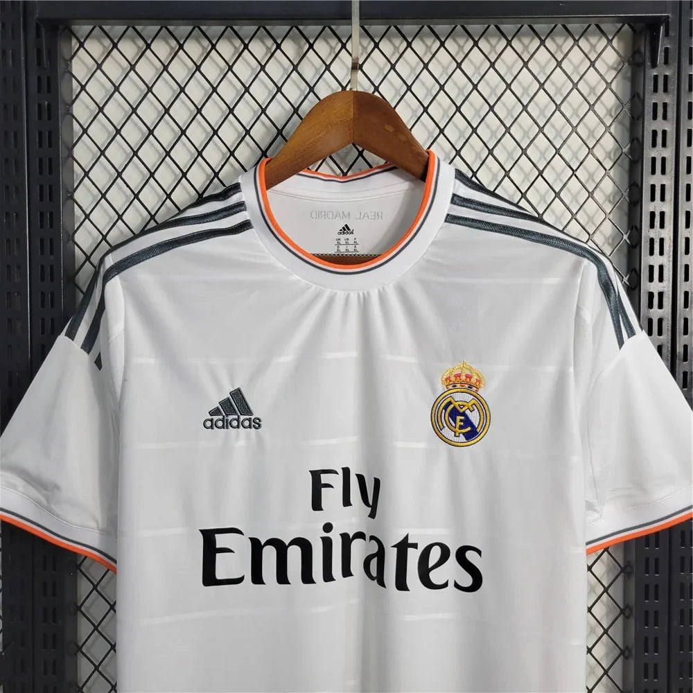 2013/14 Real Madrid Retro Home Jersey UCL Personalized