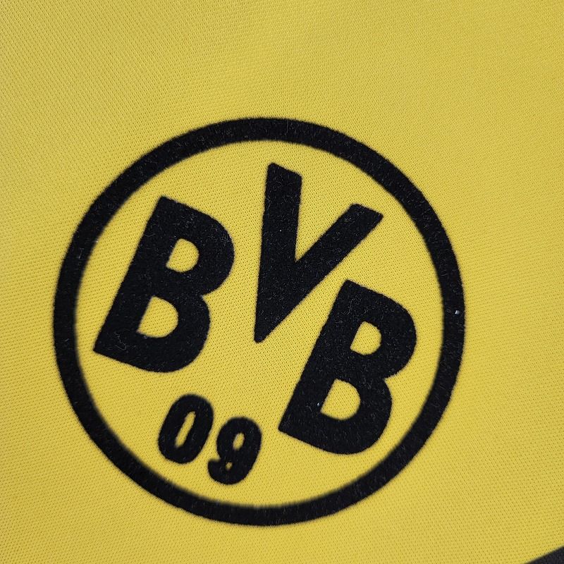 Borussia Dortmund 1989 Retro Yellow Home Short Sleeve Jersey Personalized Rare Collector