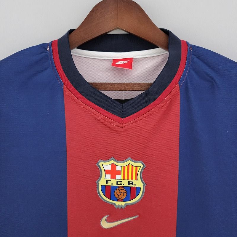 FC Barcelona 1998-99 Retro Home Jersey | #11 Rivaldo
