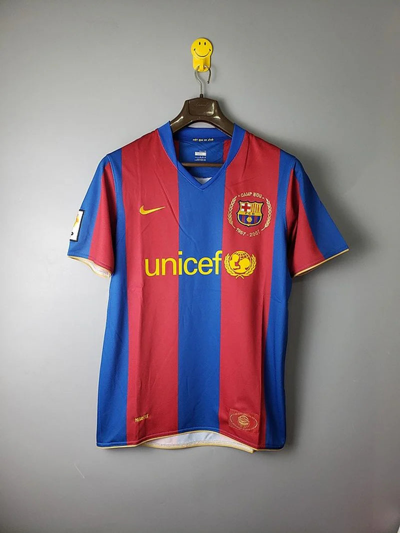 FC Barcelona 2007-08 Retro Home Jersey | #11 Gianluca Zambrotta | La Liga