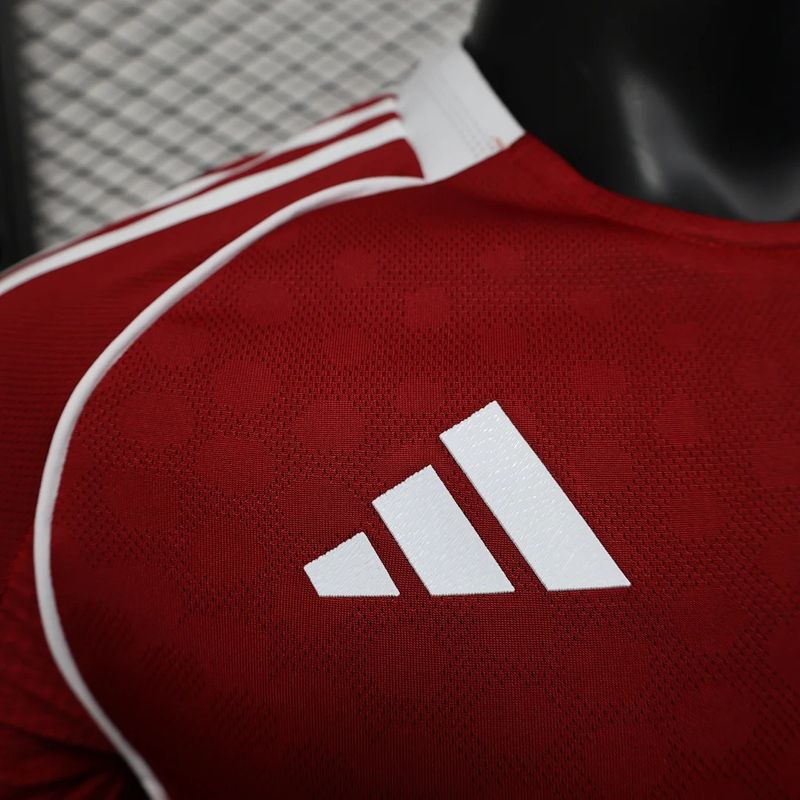 2025-2026 Liverpool Player Version Home Short Sleeve Jersey Personalized PL UCL Patch