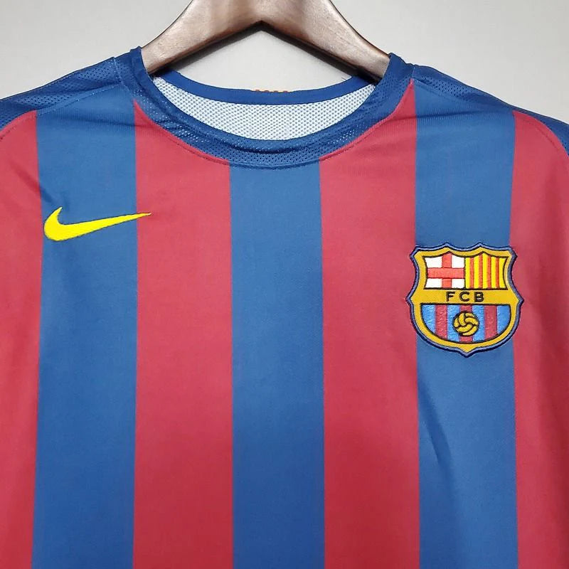 FC Barcelona 2005-06 Retro Home Jersey | Custom Name & Number | UCL & La Liga