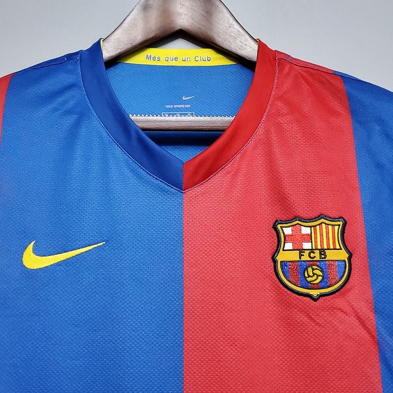 FC Barcelona 2006-07 Retro Home Jersey | #7 Eidur Gudjohnsen | UCL