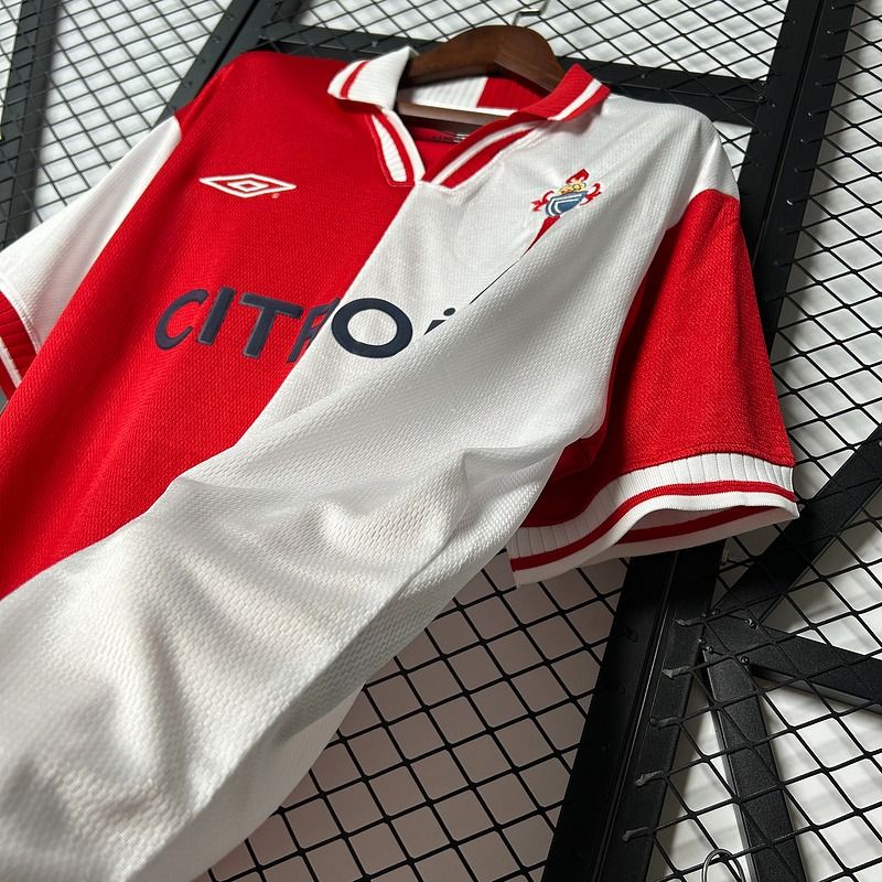 Celta Vigo 2001-2002 Retro Away Jersey Personalized La Liga Patch