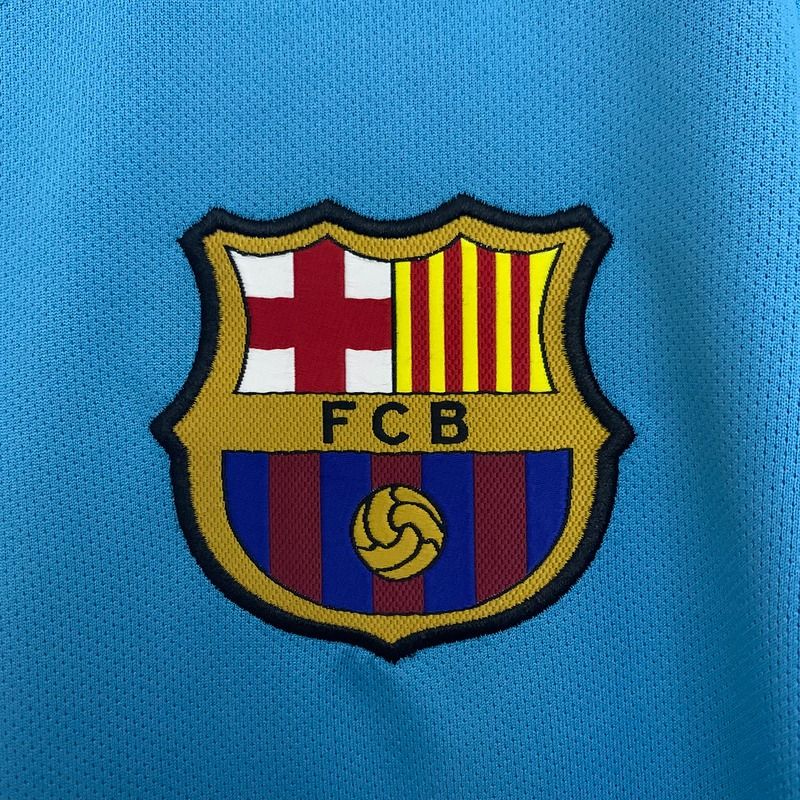 FC Barcelona 2015-16 Retro Blue Away Jersey | #10 Lionel Messi | La Liga & UCL