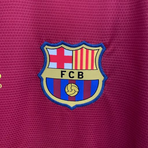 FC Barcelona 2008-09 Retro UCL Final Home Long Sleeve Jersey | #9 Samuel Eto'o