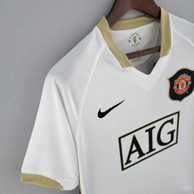 Manchester United 2006-2007 Retro Away Short Sleeve Jersey Personalized UCL PL Patch Rare
