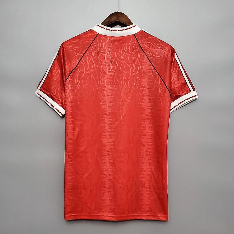 Manchester United 1990-1992 Retro Home Short Sleeve Jersey Rare Collector Ferguson Era
