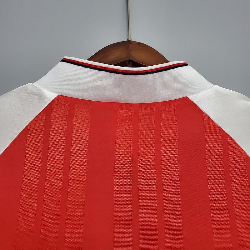 Arsenal FC 1992-1994 Retro Home Jersey | Custom Name & Number Men's Soccer Shirt - Short Sleeve Adidas Equipment Edition